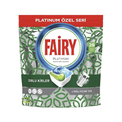 قرص ماشین ظرفشویی فیری Fairy مدل Platinum بسته 28 عددی