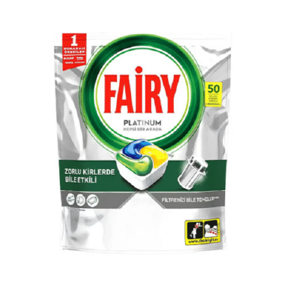 قرص ماشین ظرفشویی فیری Fairy مدل Platinum بسته 50 عددی