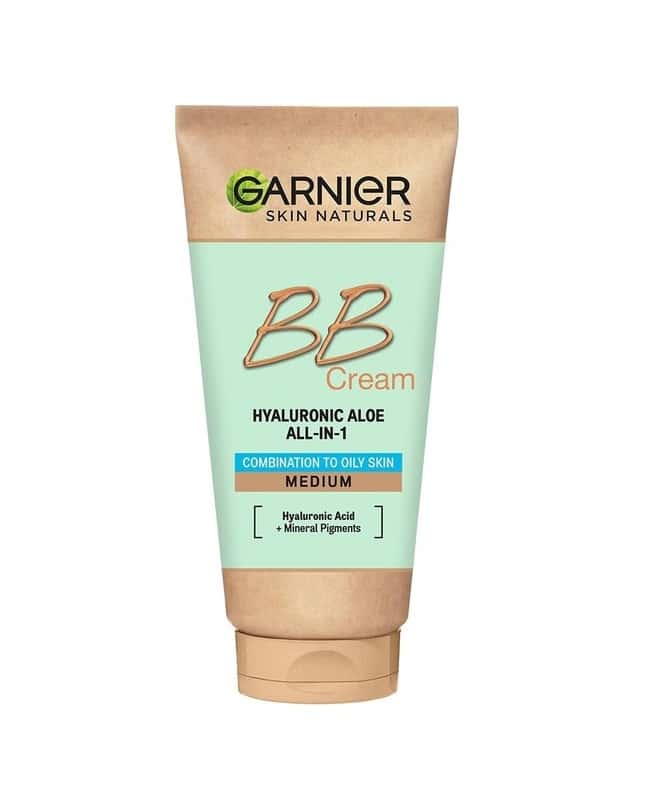 garnier b b krem martob konande rang mrdium.jpg ب ب کرم مرطوب کننده گارنیر GARNIER مدل HYALURONIK ALOE 5I1 ARADA رنگ MEDIUM با SPF25