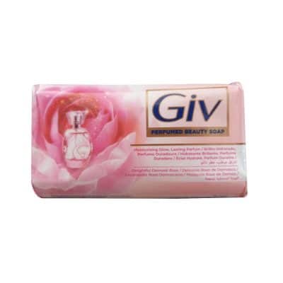 صابون معطر جیو GIV حاوی روغن گل رز و بادام بسته چهار عددی