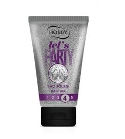 ژل مو شاین دار هوبی HOBBY مدل LETS PARTY شماره 4