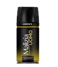 اسپری دئودرانت مردانه مالیزیا MALIZIA مدل AMBER