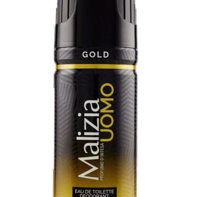 اسپری دئودرانت مردانه مالیزیا MALIZIA مدل GOLD