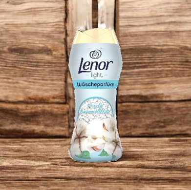 گرانول خوشبو کننده لباس لنور Lenor رایحه Cool Cotton حجم 195 میل