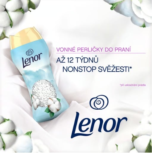 گرانول خوشبو کننده لباس لنور Lenor رایحه Cool Cotton حجم 195 میل