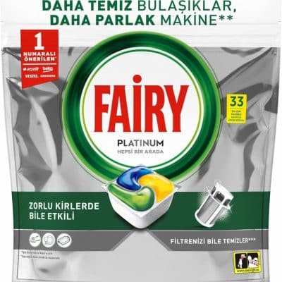 مشخصات-خرید-قیمت-فروش-قرص ماشین ظرفشویی-برند فایری 33 عددی -خرید از رز شاپ ار س