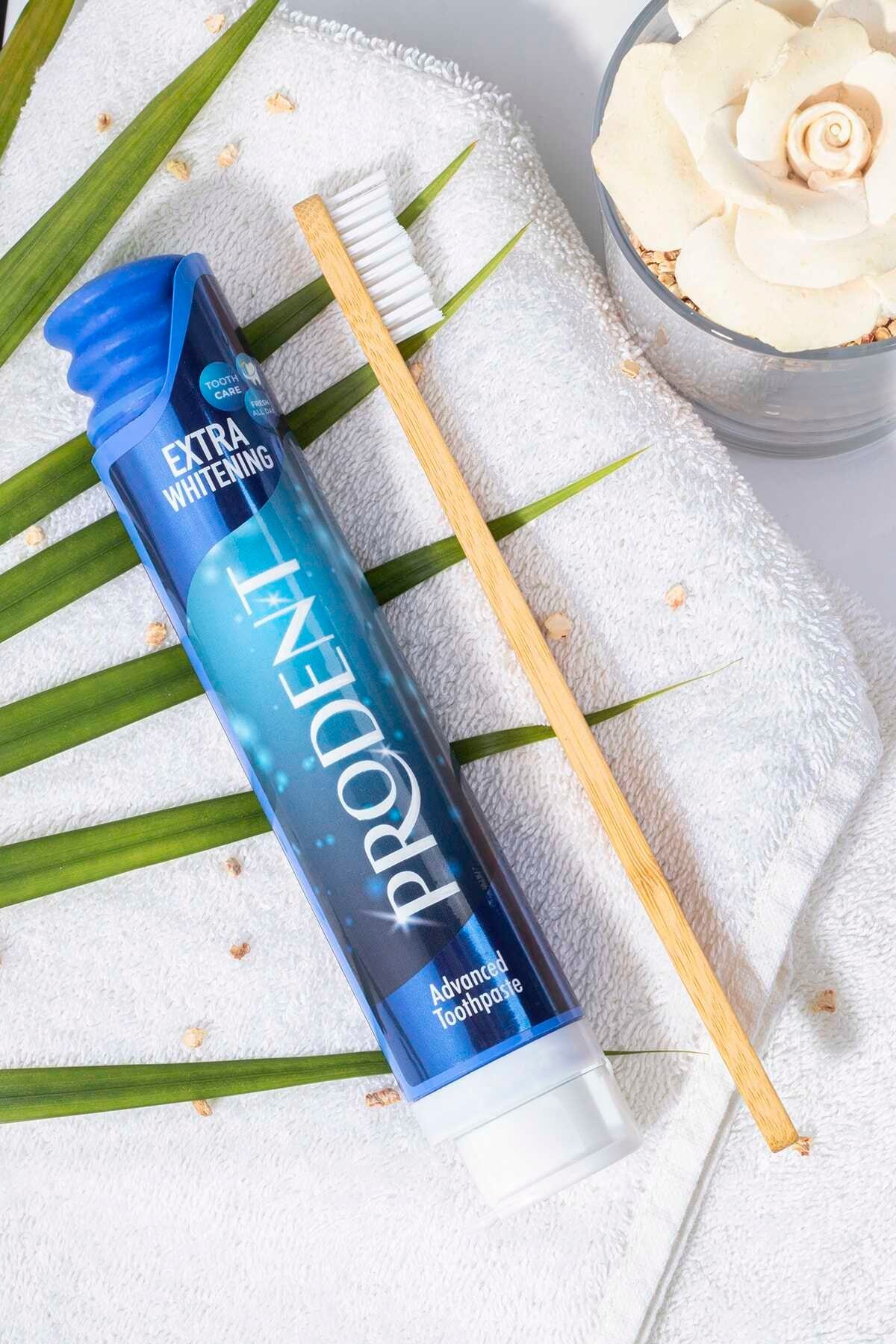 خمير دندان سفید کننده قوی با فرمول گیاهی پرودنت Prodent مدل Extra Whitening