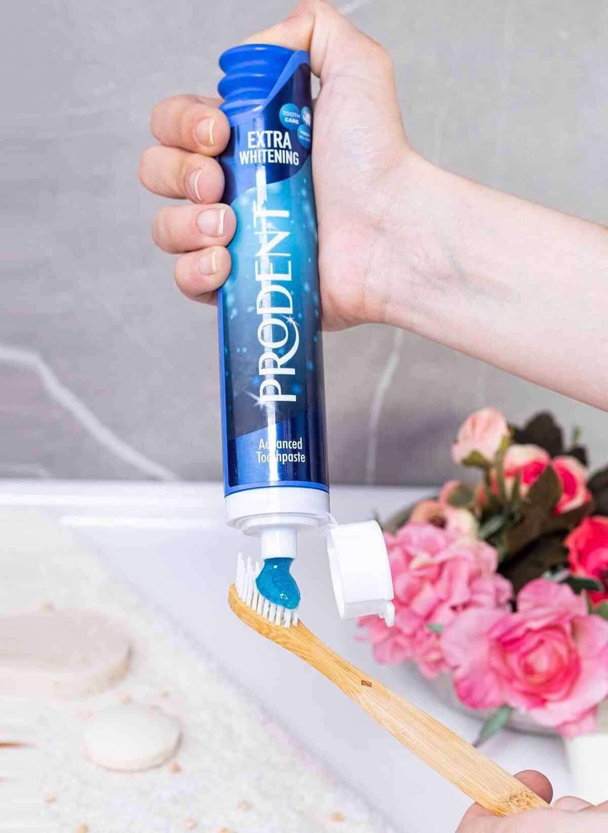 خمير دندان سفید کننده قوی با فرمول گیاهی پرودنت Prodent مدل Extra Whitening