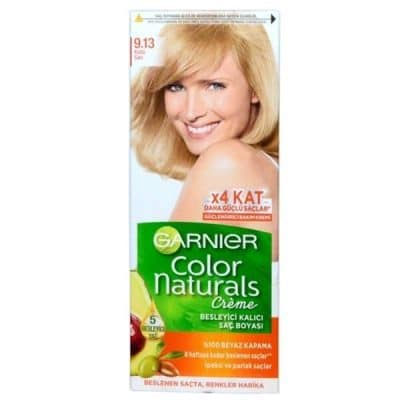 کیت رنگ مو گارنیر GARNIER مدل COLOR NATURALS شماره 9.13 رنگ بلوند دودی