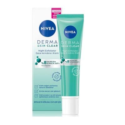 ُُکرم لایه بردار شب نیوآ NIVEA مدل DERMA SKIN CLEAR