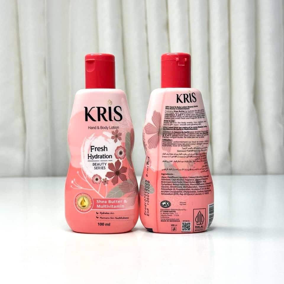 لوسیون بدن کریس Kris مناسب پوست های كم آب حاوی شى باتر و مولتي ويتامين حجم 100 ميل