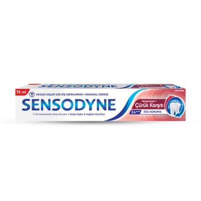 خمیر دندان سنسوداین SENSODYNE مدل ÇÜRÜK KARSITI IKILI KORUMA