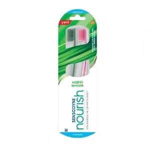 مسواک سنسوداین SENSODYNE مدل NOURISH پک 2 عددی