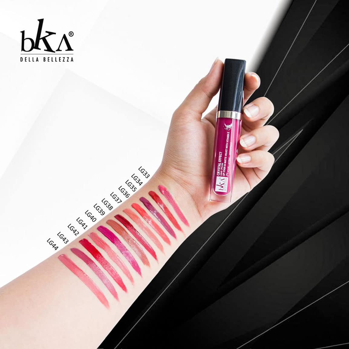 رژ لب مایع 24 ساعته بکا Bka سری LG40