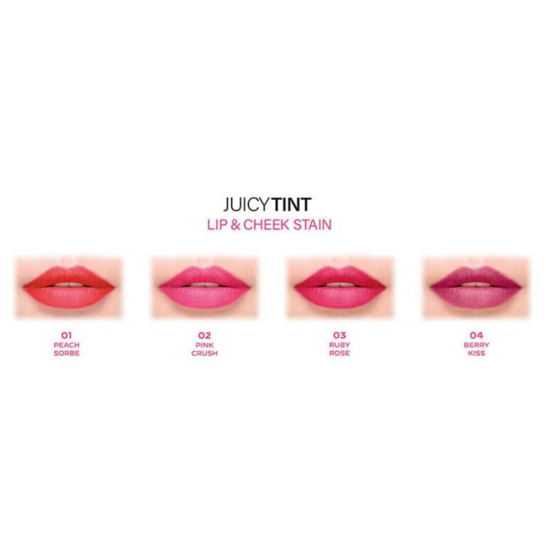 تینت لب و گونه گلدن رز Golden Rose شماره 02 رنگ Pink Crush