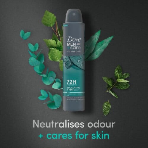 اسپری ضد تعریق مردانه داو Dove رايحه اكاليپتوس و نعناع حجم 250 ميل