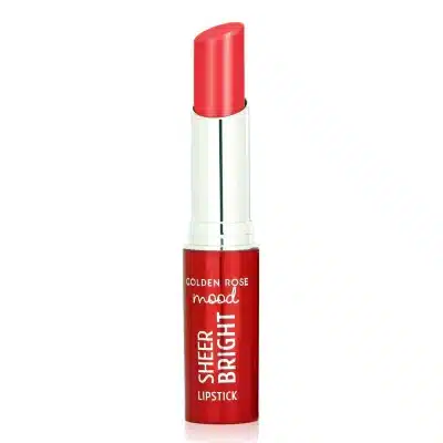 رژ لب براق گلدن رز Golden Rose رنگ Coral Red شماره 103