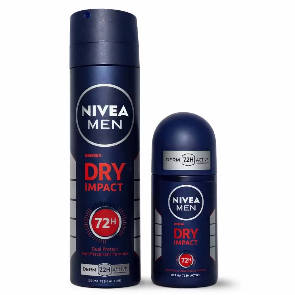اسپری ضد تعریق مردانه نیوآ Nivea مدل Dry Impact حجم 200 ميل