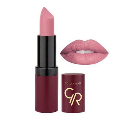 رژ لب جامد مات و مخملی گلدن رز Golden Rose شماره 7