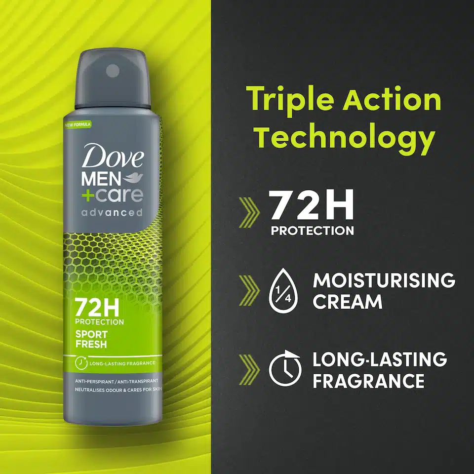 اسپری ضد تعریق مردانه داو Dove مدل Sport Fresh حجم 250 ميل