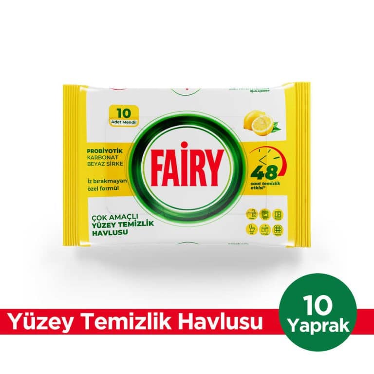 مشخصات-فروش-قیمت-خرید-دستمال-پاک کننده سطوح فایری -بسته 10 برگی