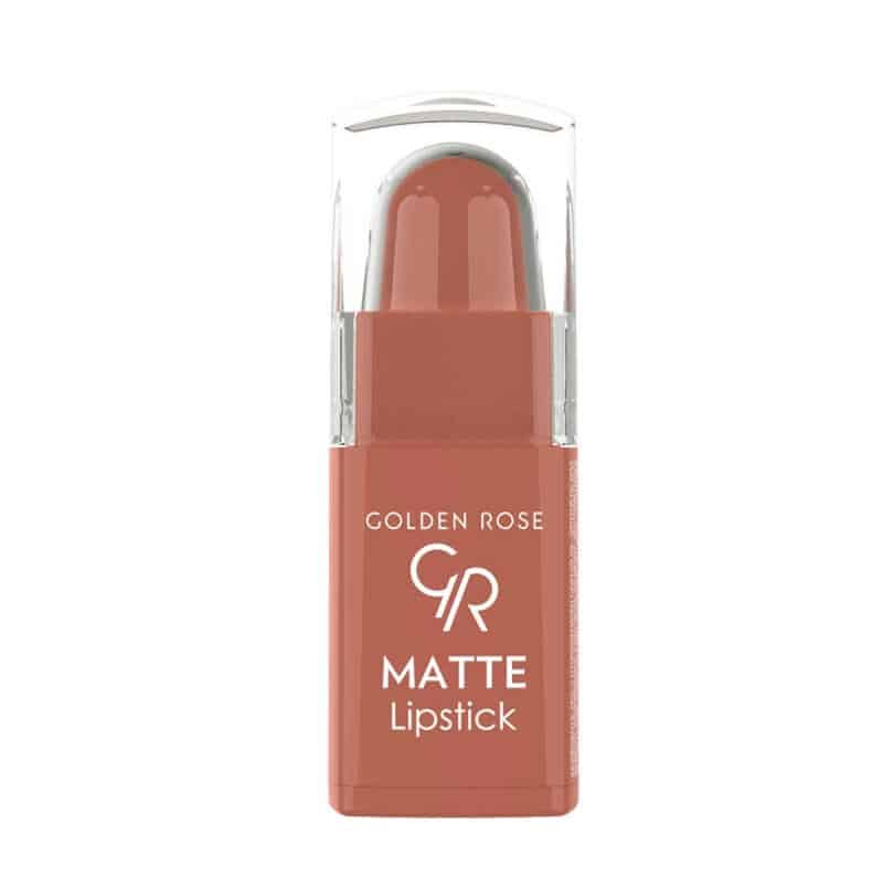 golden-rose-mini-matte-lipstick-no22-rozshoparas رژ لب جامد و مات مینی گلدن رز Golden Rose شماره 22