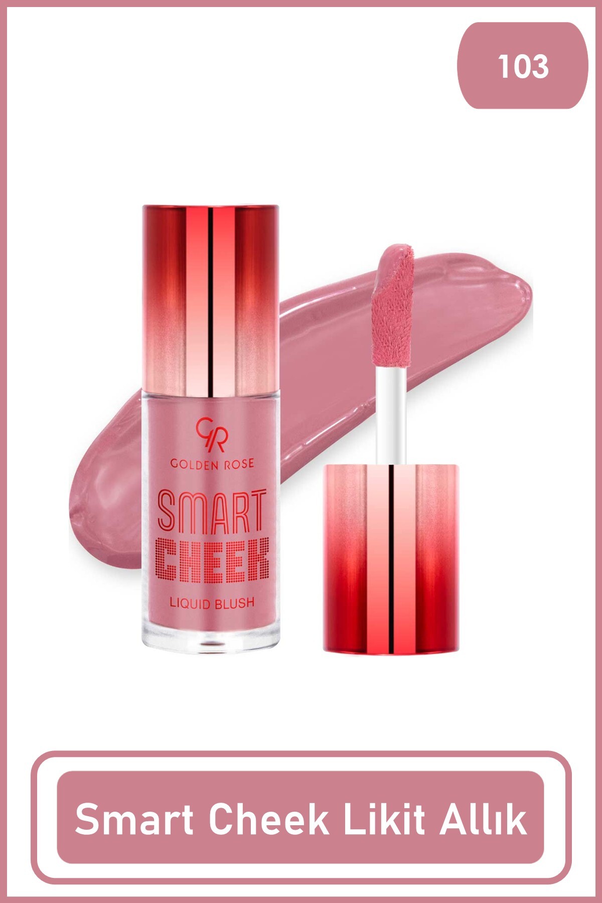 رژ گونه مایع گلدن رز Golden Rose شماره 103