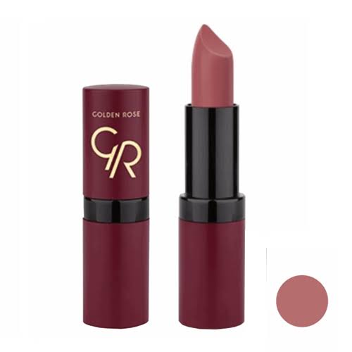 رژ لب جامد مات و مخملی گلدن رز Golden Rose شماره 16