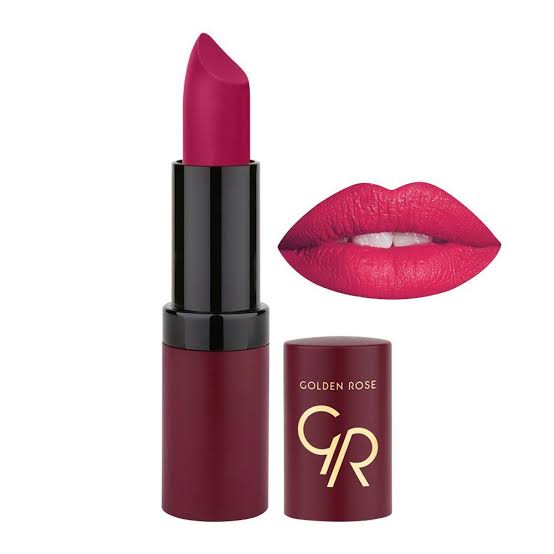 رژ لب جامد مات و مخملی گلدن رز Golden Rose شماره 19