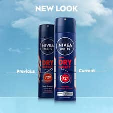 اسپری ضد تعریق مردانه نیوآ Nivea مدل Dry Impact حجم 200 ميل