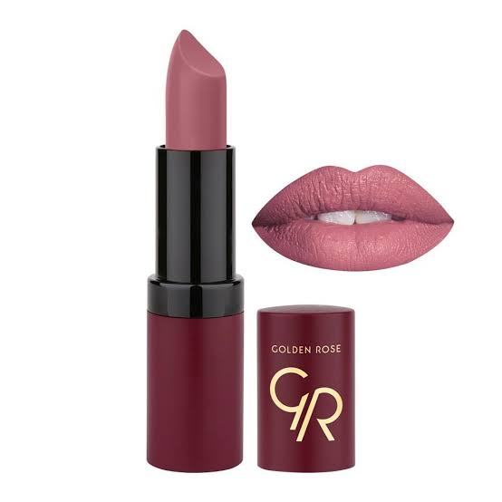 رژ لب جامد مات و مخملی گلدن رز Golden Rose شماره 14
