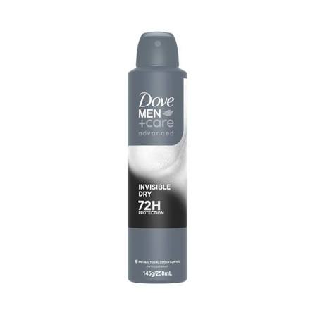dove-men-invisible-dry-antiperspirant-spray-250ml-masokala.com اسپری ضد تعریق مردانه داو Dove مدل Invisible Dry حجم 250 ميل