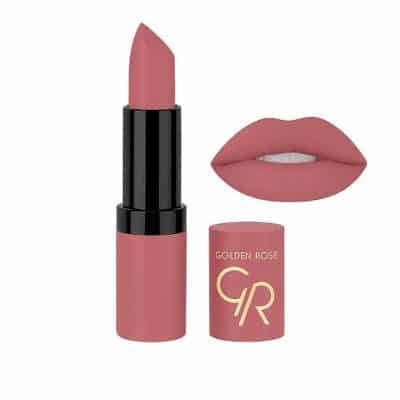 رژ لب جامد مات و مخملی گلدن رز Golden Rose شماره 2