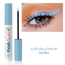 خط چشم رنگی گلدن رز Golden Rose رنگ آبی آسمانی Sky Blue شماره 103