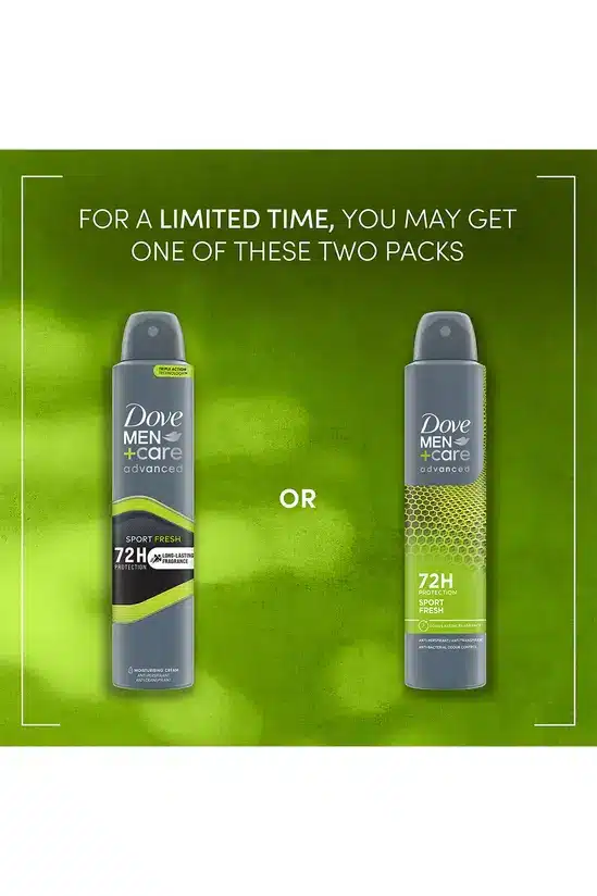 اسپری ضد تعریق مردانه داو Dove مدل Sport Fresh حجم 250 ميل