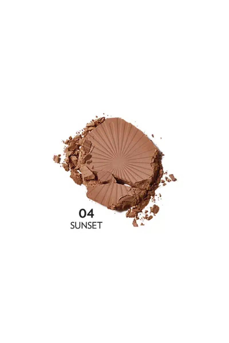 برنزر پودری گلدن رز Golden Rose مدل Sun Bright رنگ Sunset شماره 04