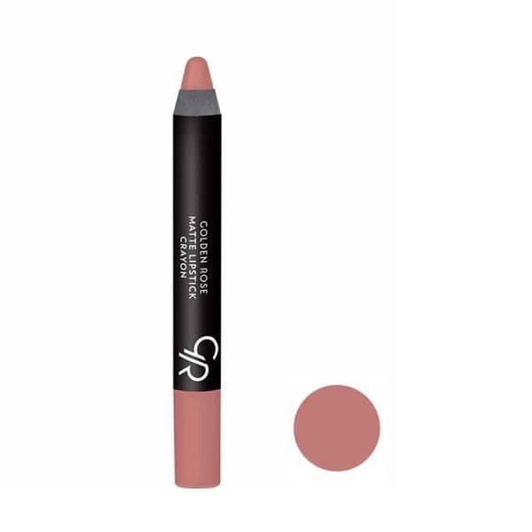 golden-rose-crayon-lipstick-28-rozshoparas رژ لب مدادی گلدن رز Golden rose مدل Crayon شماره 28