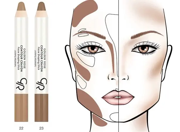 کانتور گلدن رز Golden Rose مدل Contour Crayon شماره 22