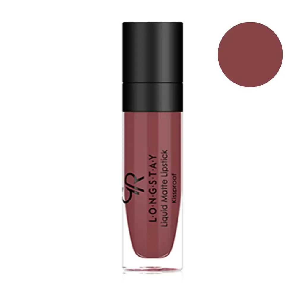 golden-rose-liquid-matte-lipstick-20-rozshoparas رژ لب مایع مات گلدن رز Golden Rose شماره 20