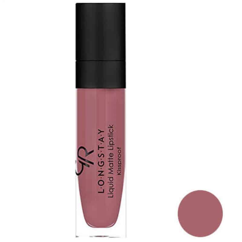 golden-rose-liquid-matte-lipstick-03-rozshoparas رژ لب مایع مات گلدن رز Golden Rose شماره 03