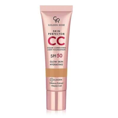 سی سی کرم گلدن رز Golden Rose مدل Skin Perfect رنگ Warm Honey شماره 104