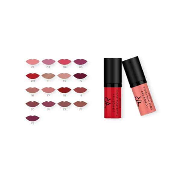 رژ لب مایع مینی مات گلدن رز Golden Rose شماره 01