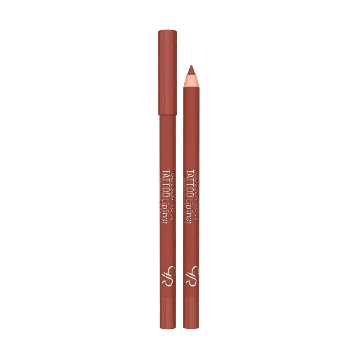 golden-rose-waterproof-lipliner-203-rosy-clay-rozshoparas مداد لب با دوام و ضد آب گلدن رز Golden Rose رنگ Rosy Ciay شماره 203