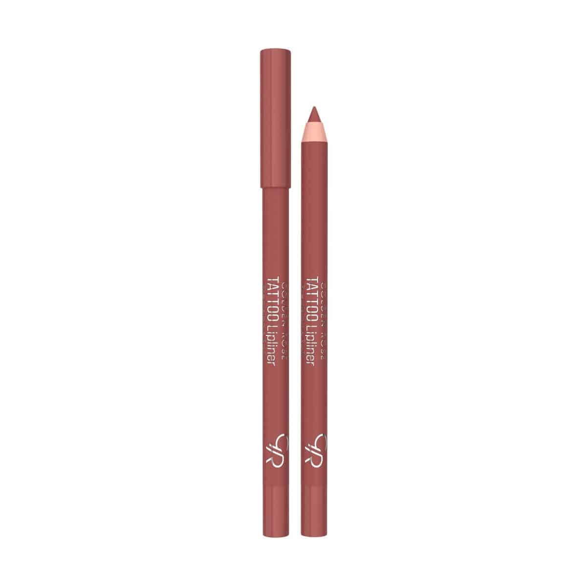 golden-rose-waterproof-lipliner-rosewood-212-rozshoparas مداد لب با دوام و ضد آب گلدن رز Golden Rose رنگ Rosewood شماره 212