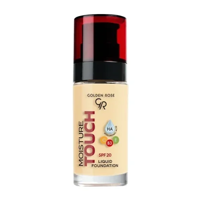 کرم پودر آبرسان گلدن رز Golden Rose مدل Moisture Touch شماره 104