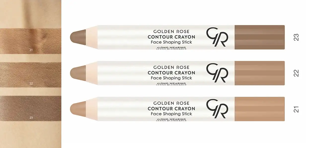 کانتور گلدن رز Golden Rose مدل Contour Crayon شماره 22