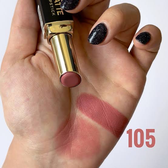 رژ لب جامد مات و مخملی گلدن رز Golden Rose شماره 105