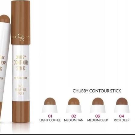 کانتور استیکی گلدن رز Golden Rose مدل Chubby رنگ 02 Medium Tan