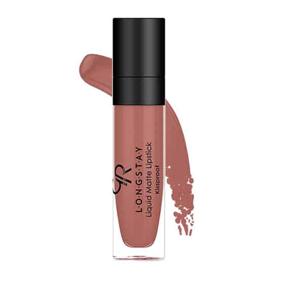golden-rose-liquid-matte-lipstick-16-rozshoparas رژ لب مایع مات گلدن رز Golden Rose شماره 16