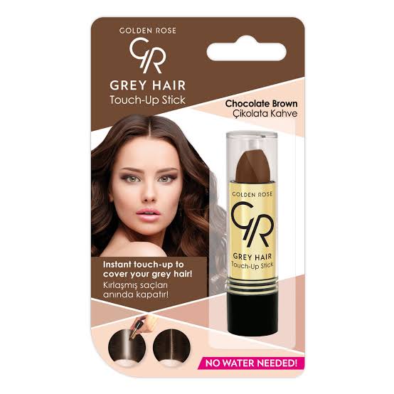 golden-rose-hair-mascara-chocolate-brown-08-rozshoparas رژ مو گلدن رز Golden rose رنگ قهوه ای شکلاتی شماره 08